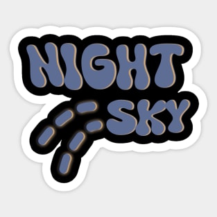 Night sky Sticker